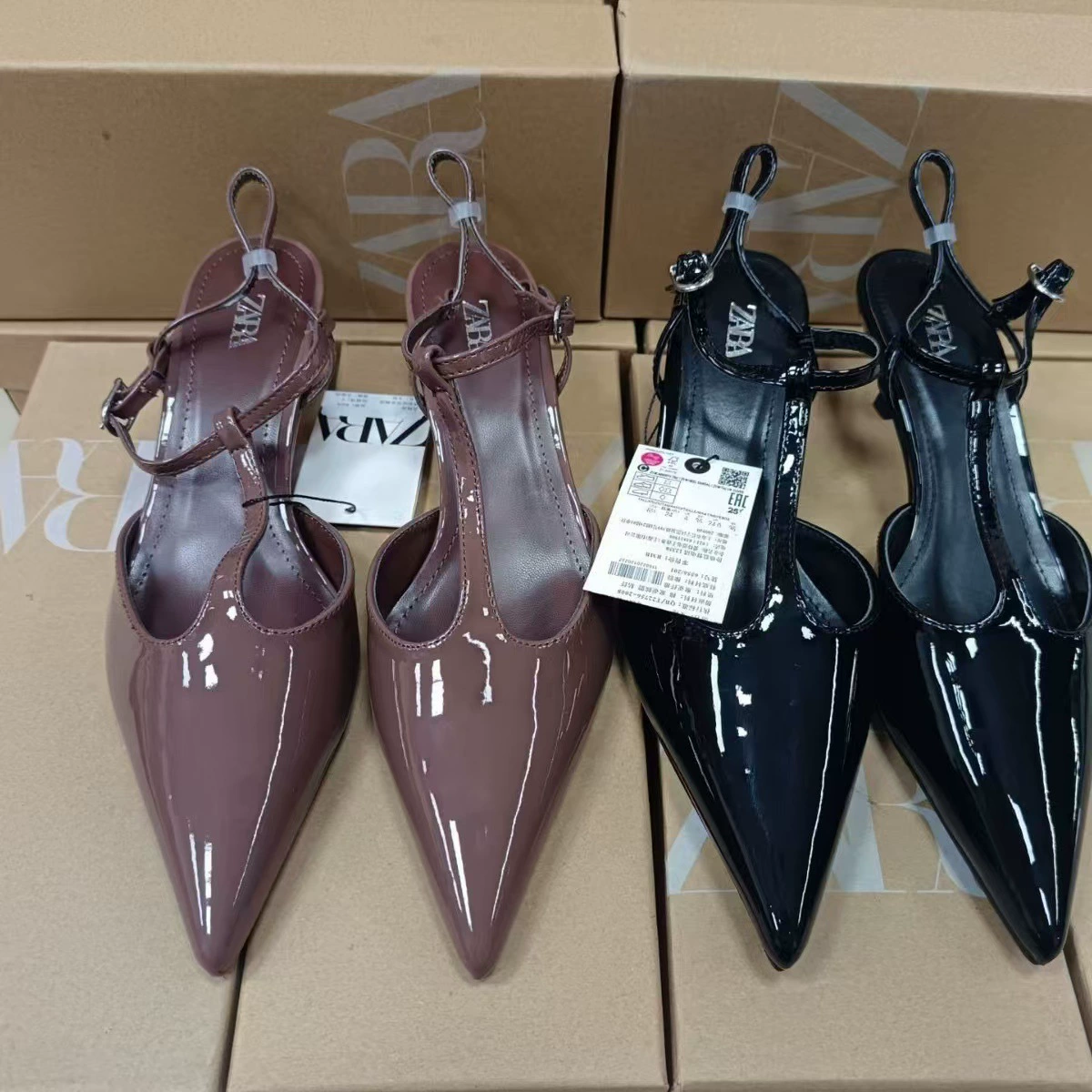Zara, small design universal sandals, Spain, internet celebrity