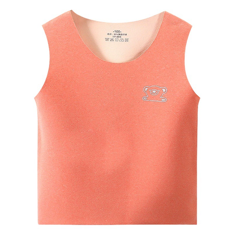 2025 новый осенне-зимний детский теплый жилет из чистого хлопка на флисовой подкладке, утолщенный детский жилет, детский кардиган, жилет