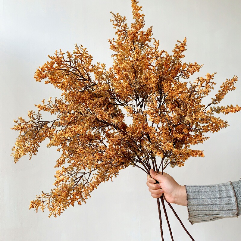 Simulated Green Plants, Simulated Oil Paintings, Dead Branches, Rime, Wabi-Sabi Style, Indoor Decoration, Fake Flower Scene Shooting Props