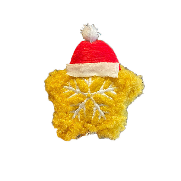 Christmas cute cartoon brooch for elderly