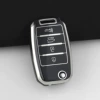 Kia-B model 4-button [silver black]