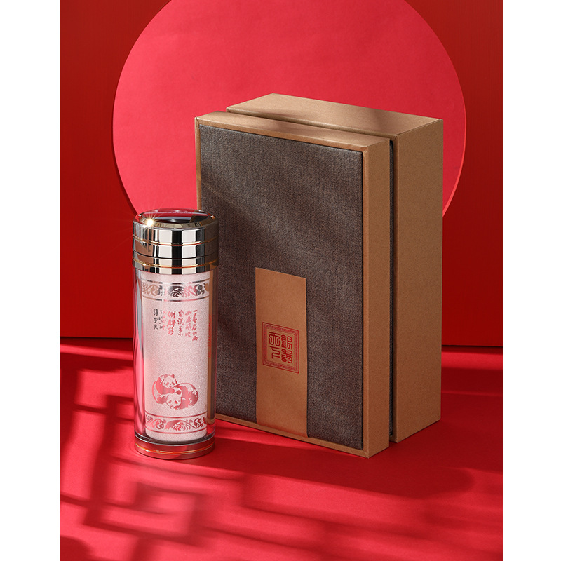 Taza de plata 999 forro de plata esterlina copo de nieve plata pura taza de Salud de gama alta comestible cocido taza de plata regalo taza de té