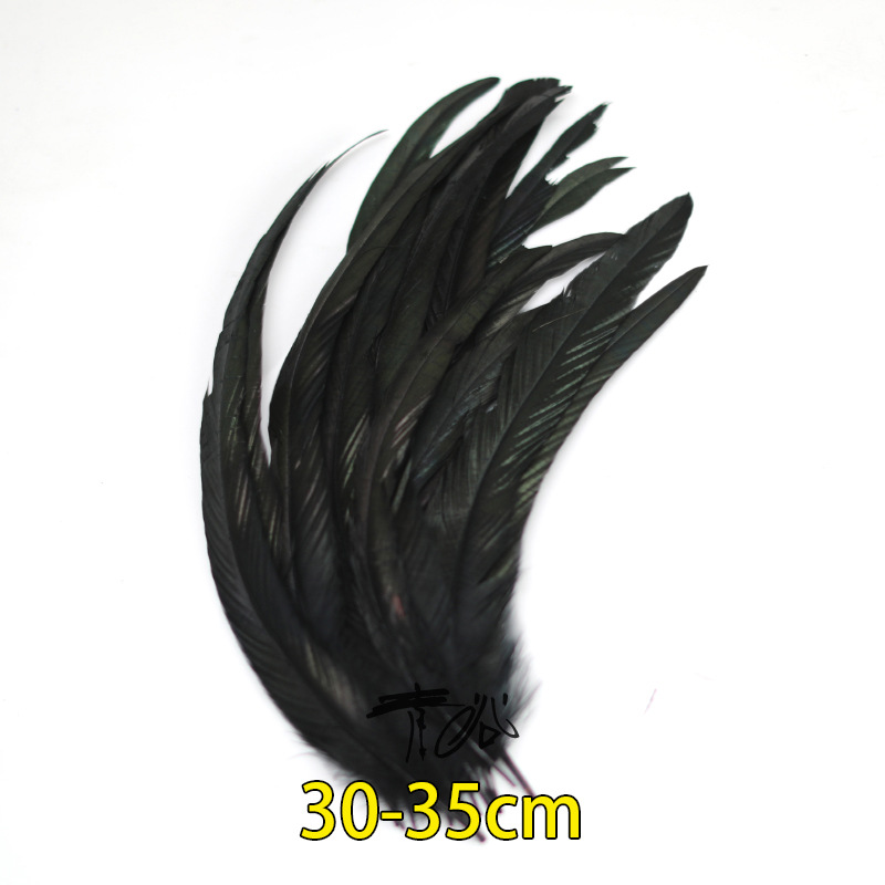 Plumas negras al por mayor DIY accesorios de decoración de ropa accesorios escenas de diseño de fábrica de plumas tienda directa