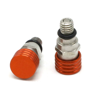 off-road motorcycle modification parts, Motorcycle Safety Supplies - 02-general-version-m5-deflation-screw-orange-pprv-090305