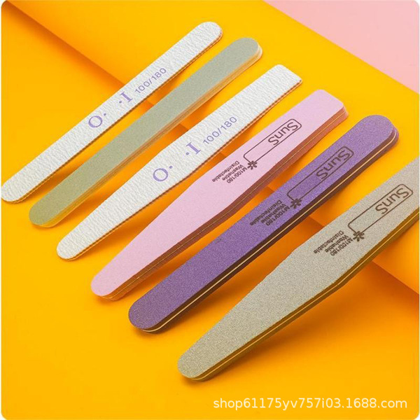 Double-sided sponge polishing cloth for manicure for nails