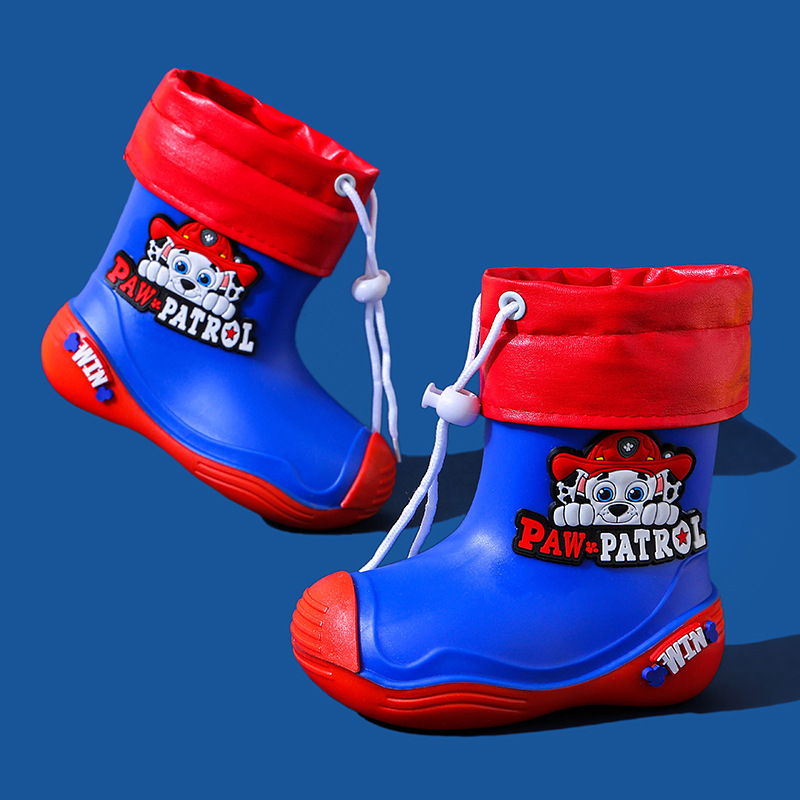 Botas de lluvia para bebés, zapatos de lluvia de moda para niños, zapatos de agua antideslizantes para niños pequeños, zapatos de agua ultra impermeables