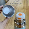 High quality glass stainless steel, small handheld thermos with glass, cup