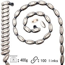 正品 XRTC 死飞 固齿 银色 橄榄链 鱼雷链条 单速自行车链条 防锈