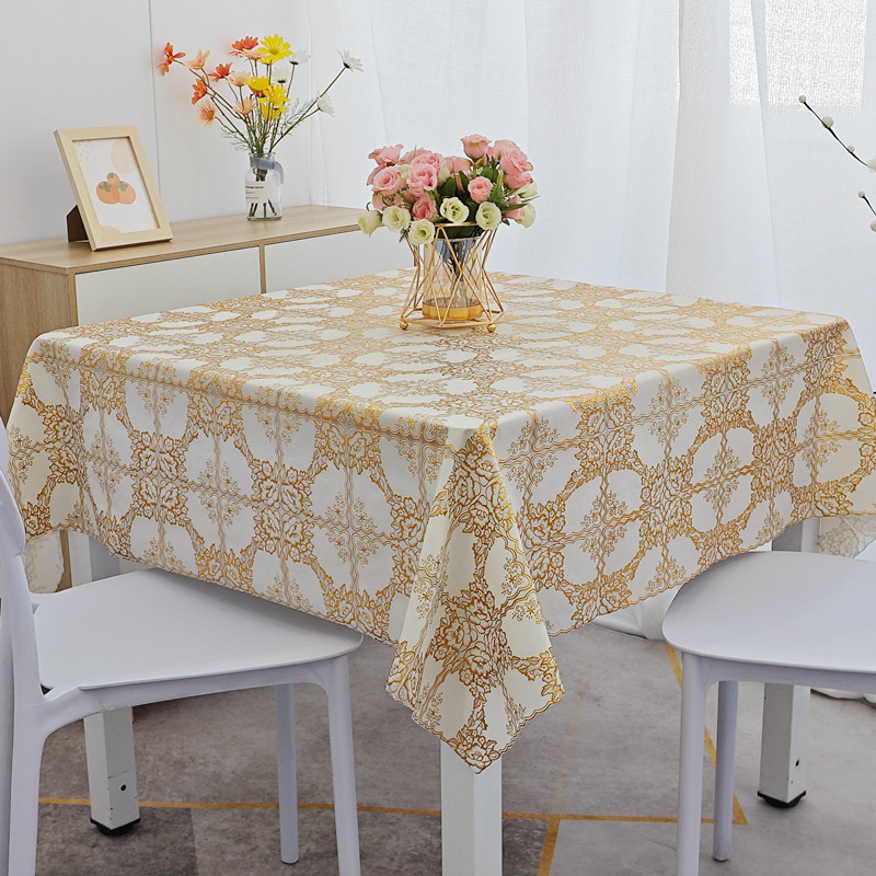 正方形桌布防水防烫防油免洗八仙桌台布pvc塑料麻将桌四方形盖布