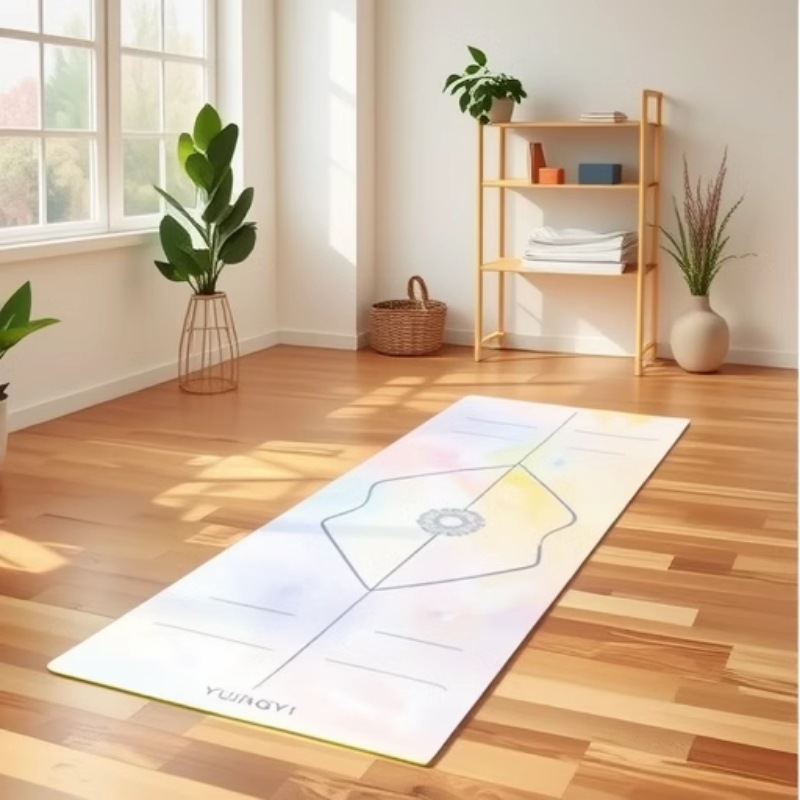 Polyurethane rubber non-slip sports yoga mat for gym