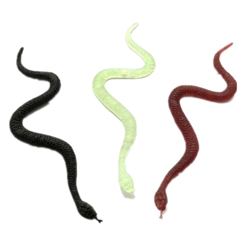 Simulation snake small toy holiday party Halloween small toy accessories water snake model Cobra