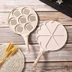 Multi-holed household breakfast flat pan non-stick frying pan heart-shaped children's egg mold baking tool kitchenware