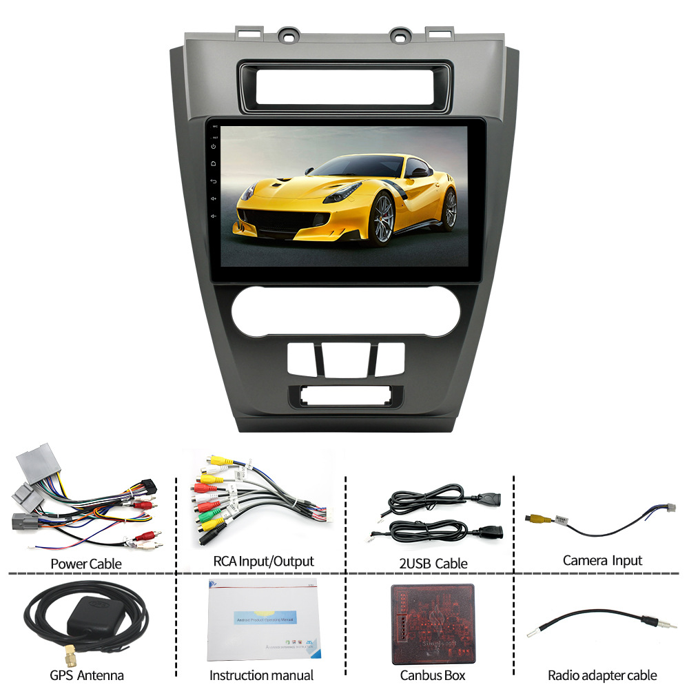 Aplicable a 10-12 versión norteamericana de caballo salvaje coche de control central de pantalla grande Android navegación GPS Bluetooth reproductor todo en una máquina