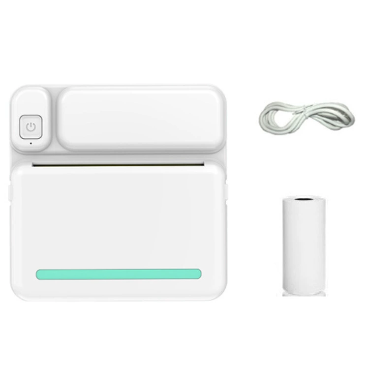Handheld Photo Printer Mini Portable Thermal Printer, Cute Cat Design, Models A8C/C19/C25