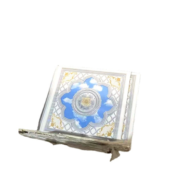 Placa cuadrada de PVC personalizada 60 * 60 placa de fijación 603595 procesamiento de exportación de 7MM placa de techo