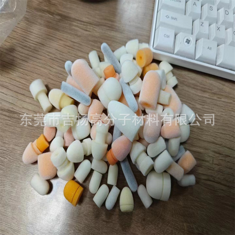 耳机清洁除尘笔灰色植绒海绵头 唇彩棉头蘑菇头遮瑕高光化妆棉厂