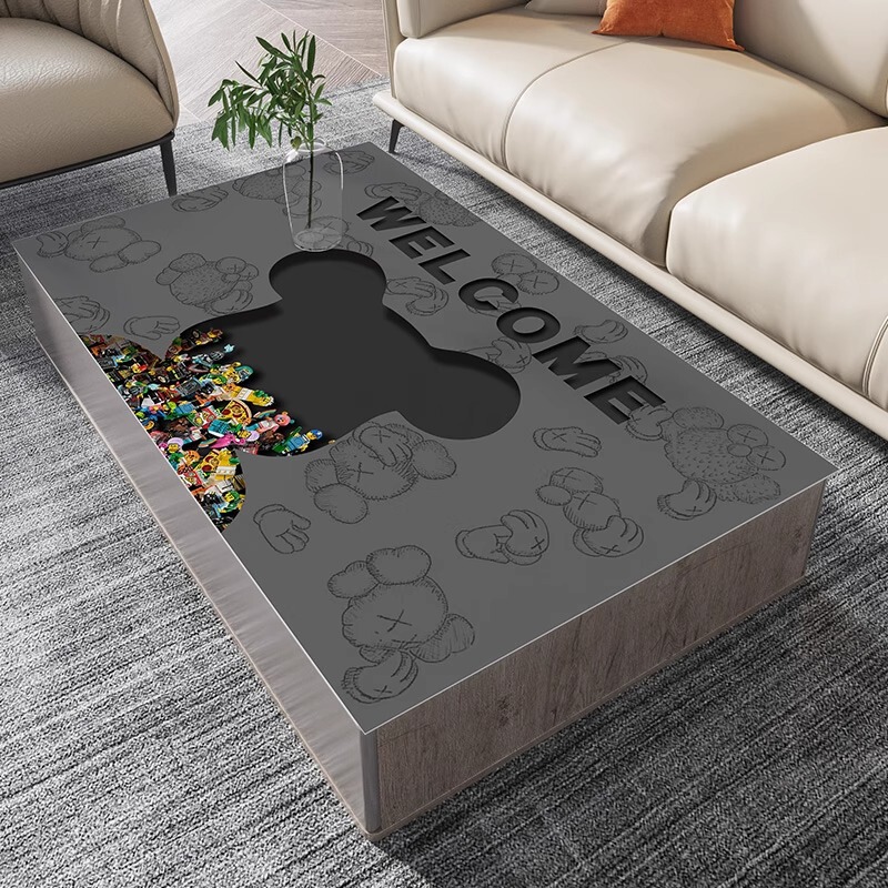 Trendy Bear Coffee Table Mat, Waterproof, Oil-Proof, Heat-Resistant, Wipeable, Insulated PVC Tablecloth, Luxurious and High-End Home Dining Table Mat Trendy Bear Coffee Table Mat, Waterproof, Oil-Proof, Heat-Resistant, Wipeable, Insulated PVC Tablecloth, Luxurious and High-End Home Dining Table Mat