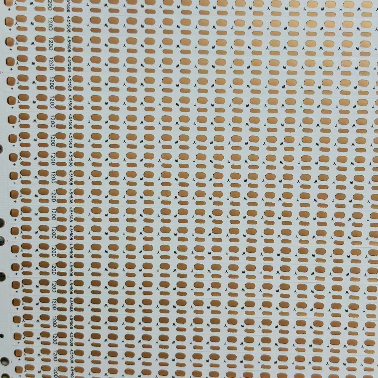 FPC柔性线路板2835 120D/条5B12C*2 508*4.5MM*26PCS 双面白膜