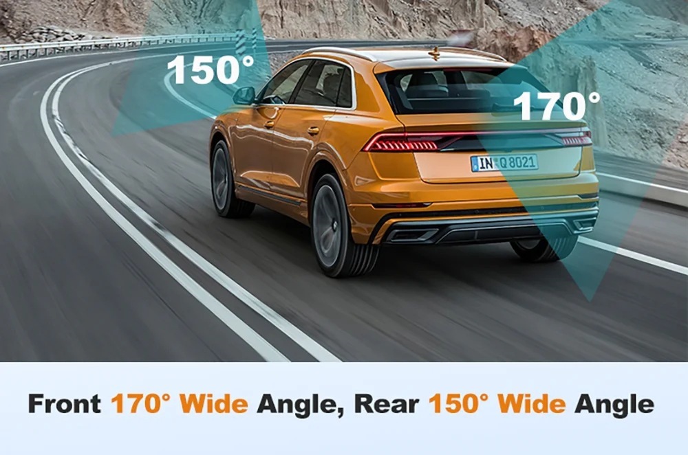 Clearance Sale 50% off 4K Car Camera Dashcam with Built-In Wifi Gps 3.19“ Ips Screen