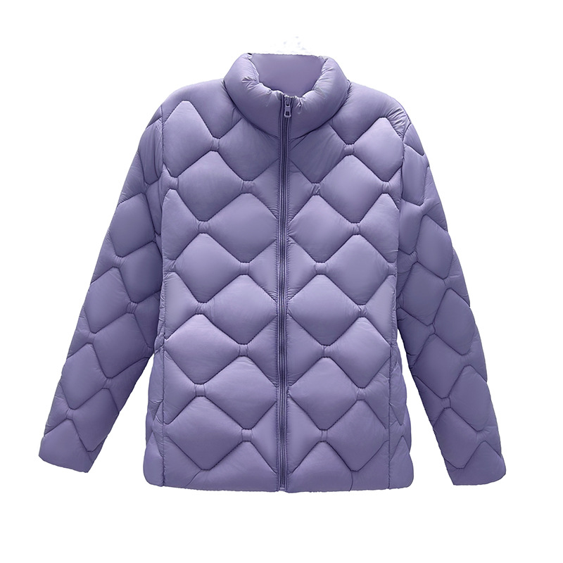 Coreano de otoño / invierno 2025 nueva moda de gran tamaño grueso chaqueta de algodón caliente cuello holgado chaqueta de algodón universal chaqueta negra image 5