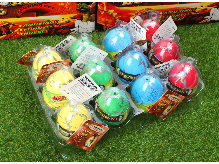 Medium Dinosaur Egg Inflated Animal Egg Soaked In Water Hatching Egg Educational Children's Toys Wholesale display picture 2