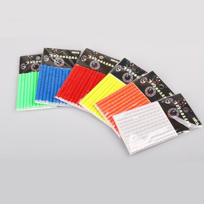 Dead coaster spoke reflective strip bicycle hot wheel wheel reflective card strip mountain bike steel ring reflective warning strip