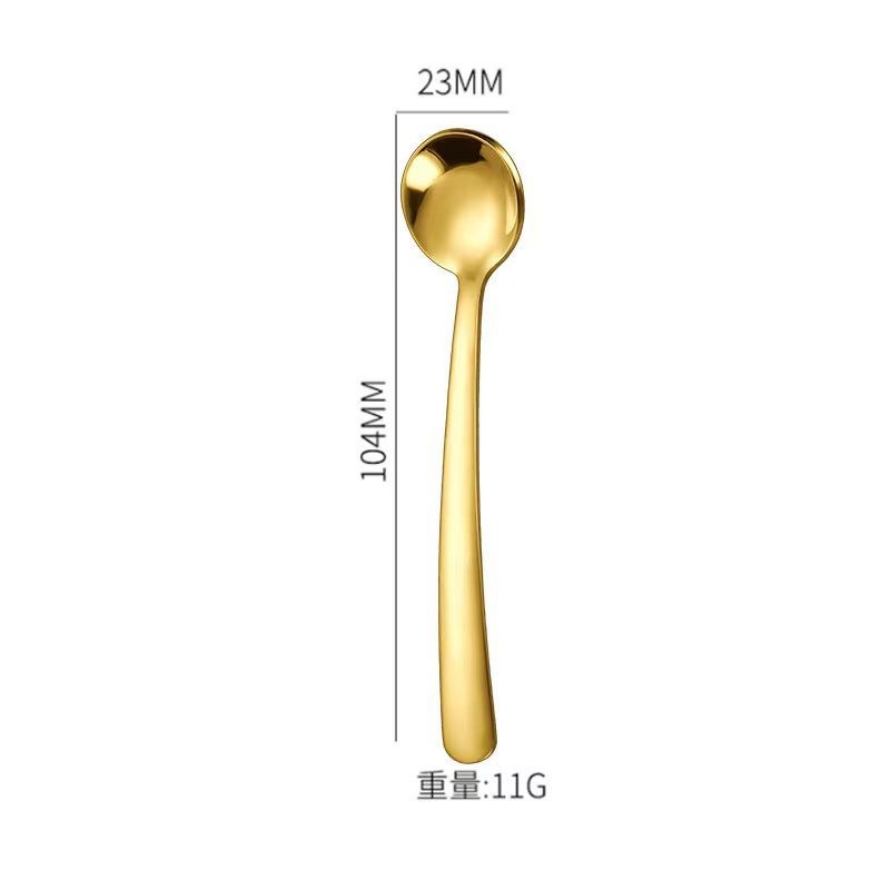 양념숟가락 10.5CM 골드