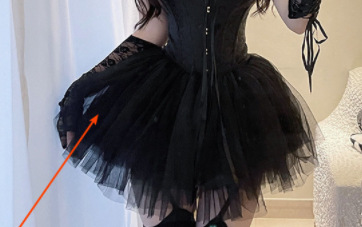 Black tutu skirt
