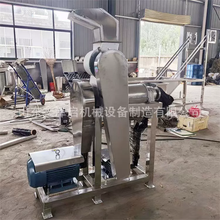 大型果蔬压榨机 蔬菜压榨脱水设备 商葡萄果酒蓝莓榨汁设备厂家