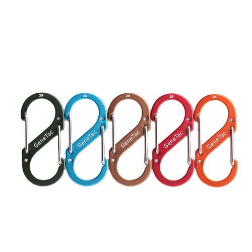Winning No. 2 8-character buckle Aluminum alloy 6061 outdoor S-shaped bidirectional mountaineering buckle backpack quick hook camping hook 