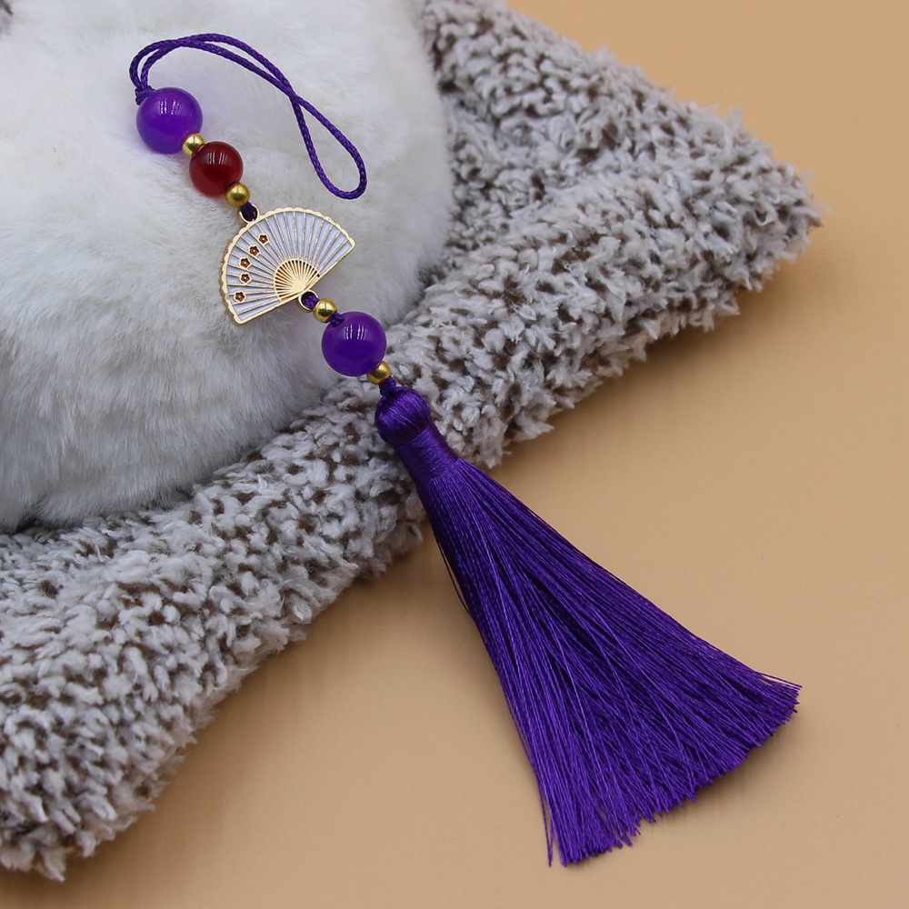 전체 길이 19cm*짙은 보라색*귀 길이 8cm