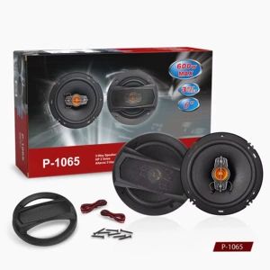 Yeni avtomobil audio dinamiki koaksial 6inch P-1065 tam diapazonlu 600W