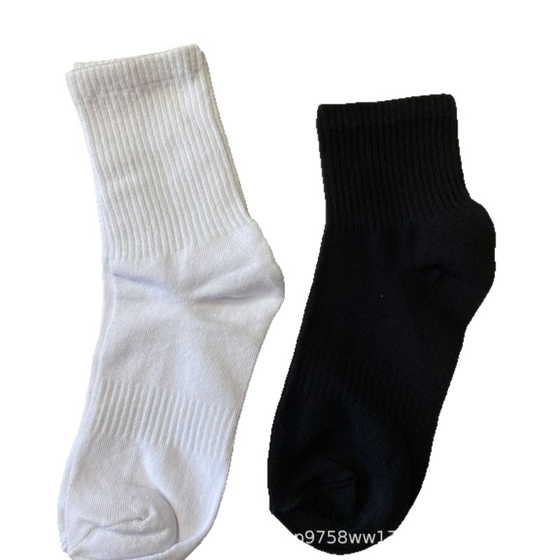 卸売靴下純綿男性と女性の春と夏の通気性靴下消臭シーズンミッドチューブソックス純綿吸汗性新疆綿秋多用途|undefined