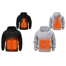 F 41028 USB Heating Hoodie Men ���ܰl���l�� ���R�d�羳�W