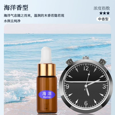 New high-end car air outlet time clock fragrance light fragrance decoration ornaments car perfume 4s shop gift (Car Perfume Aromatherapy) - gun-colored-clock-air-outlet-comes-with-1-bottle-of-marine-perfume