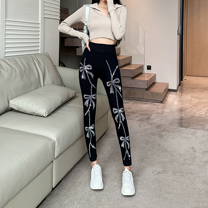 Thin leggings, trousers, overall, breathable underwear for hips shape correction for leisure, autumn, tight