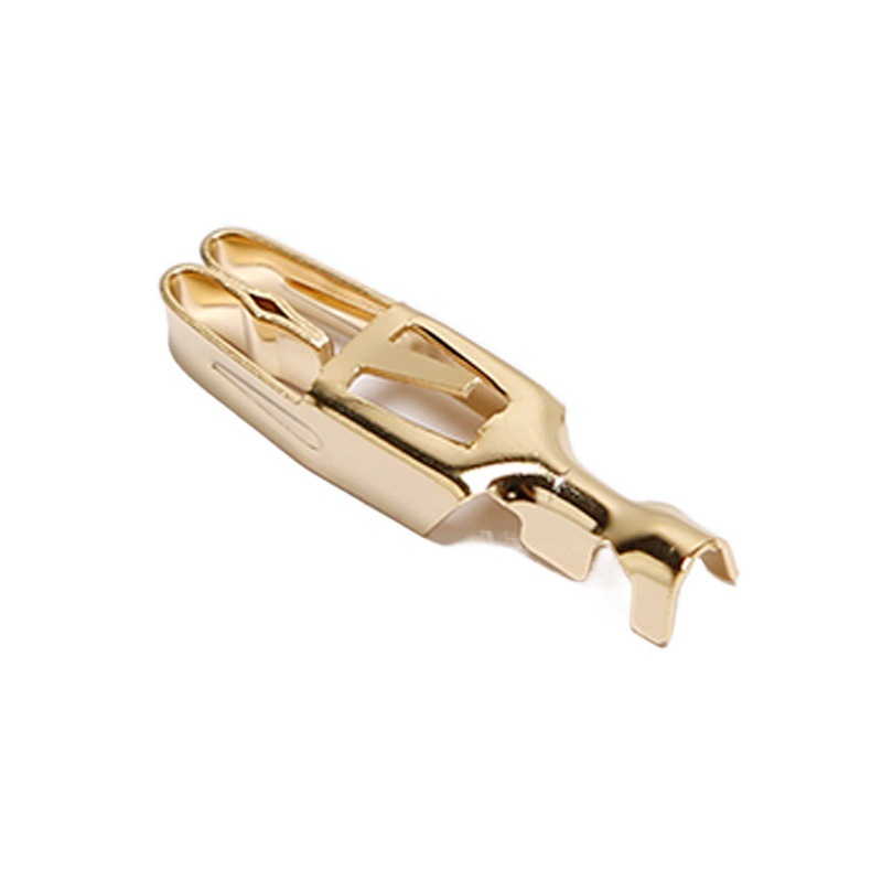 热流道温控箱配件端子厂家 火车头测量仪器金手指磷铜镀金端子