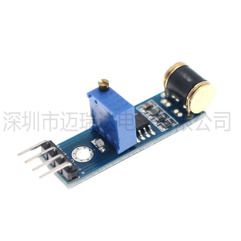 四脚 801s 振动传感器模块 机器人 灵敏度可调