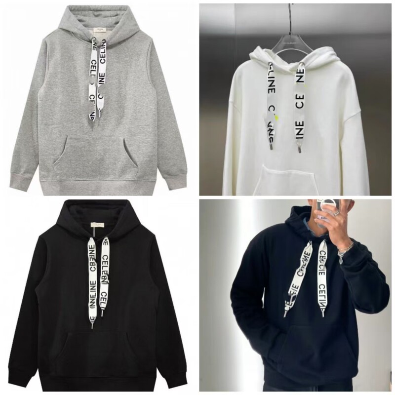 Autumn and Winter Foreign Trade New Cel Letter Drawstring Hooded Thickened Sweatshirt, Loose and Versatile Casual Hoodie Autumn and Winter Foreign Trade New Cel Letter Drawstring Hooded Thickened Sweatshirt, Loose and Versatile Casual Hoodie