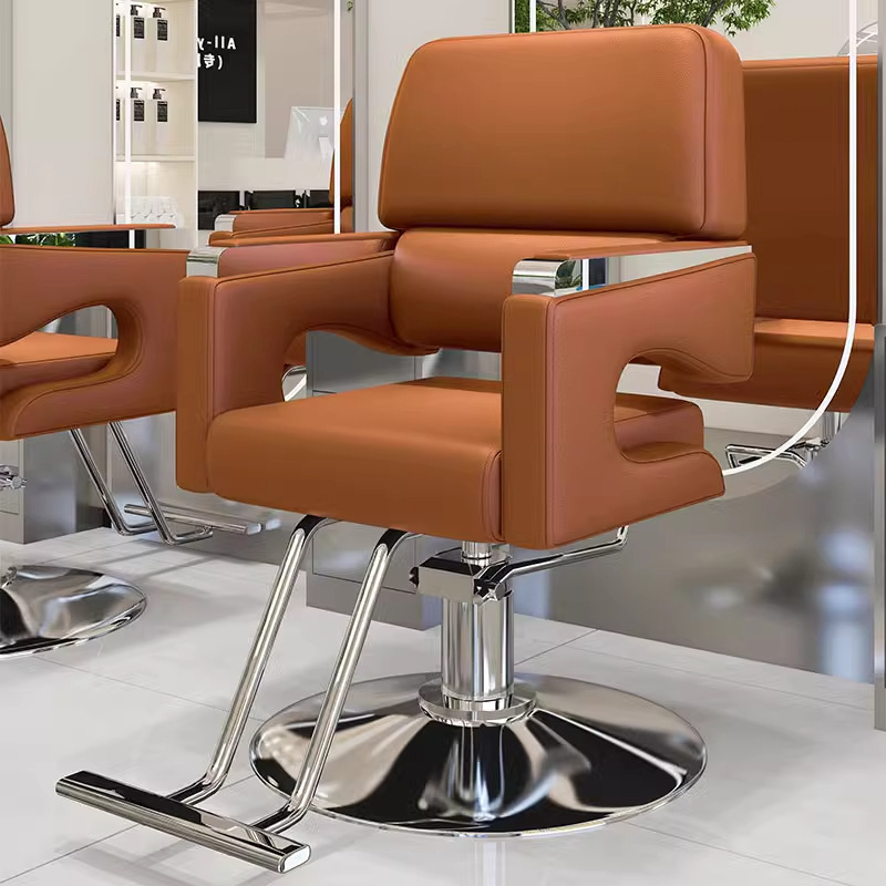 Red famosa nueva silla de peluquería silla de salón de peluquería especial elevación giratoria de moda corte de cabello asiento de permeación image 21