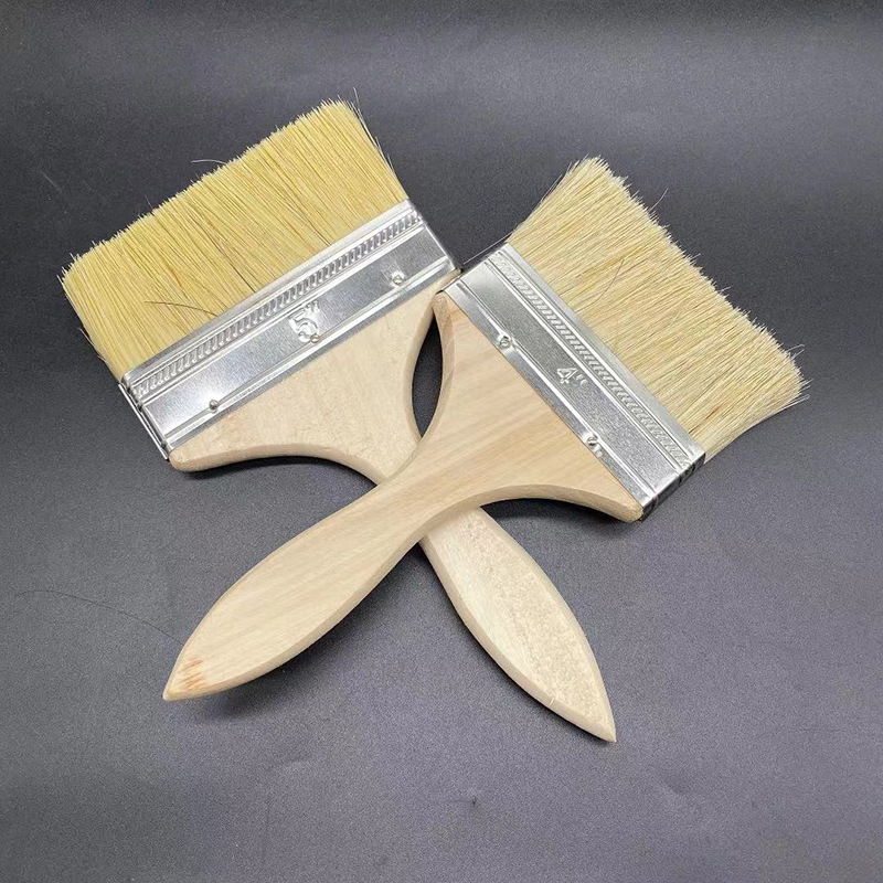 En stock cepillo de pintura agua pura hervida cepillo de cerdas cepillo de barbacoa cepillo de aceite doméstico pintura cepillo de limpieza cepillo de pelo