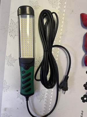 Repair Work Light, Emergency Light, İşçi projektorları - 100-beads-black-and-green-with-thread-10m-european-plug