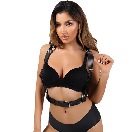 New 3.0 Oil-Edge Leather Woman's Bondage Belt Black Sexy Wear sm Adult Erotic Accessories Dropshipping