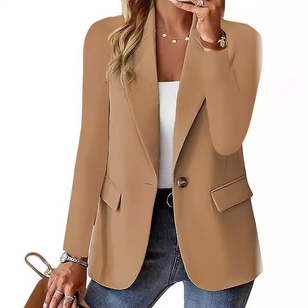 Autumn solid color long-sleeve