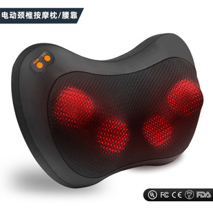 Cross-Border Cervical Spine Massage Pillow Wholesale Smart Car Home Full Body Electric Massage Pillow Lumbar Spine Massage Cushion