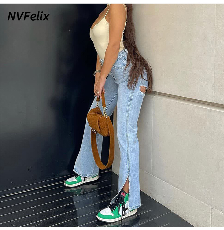 Women's Daily Streetwear Solid Color Full Length Jeans display picture 1