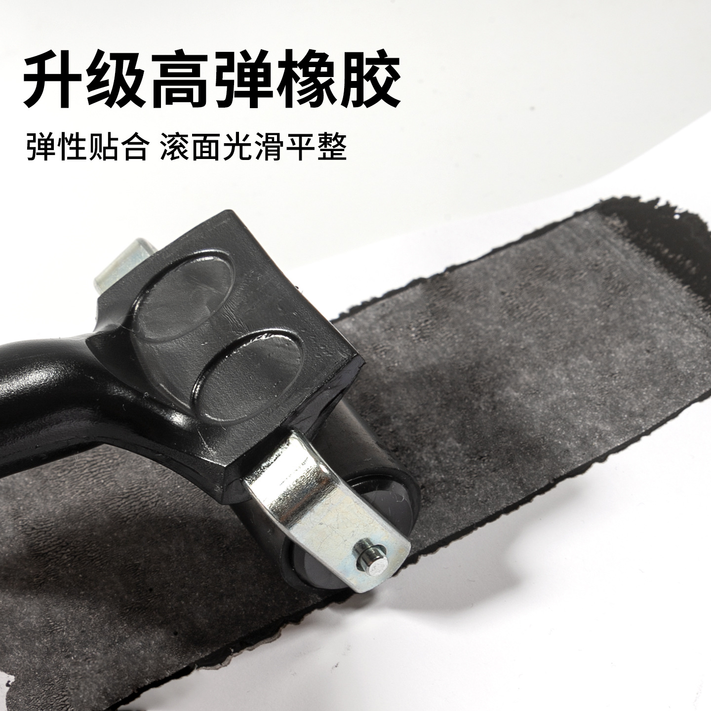 Inventario transfronterizo 10 / 6cm marco de acero topografía rodillo de goma empujador rodillo antideslizante impresión de tinta rodillo de impresión