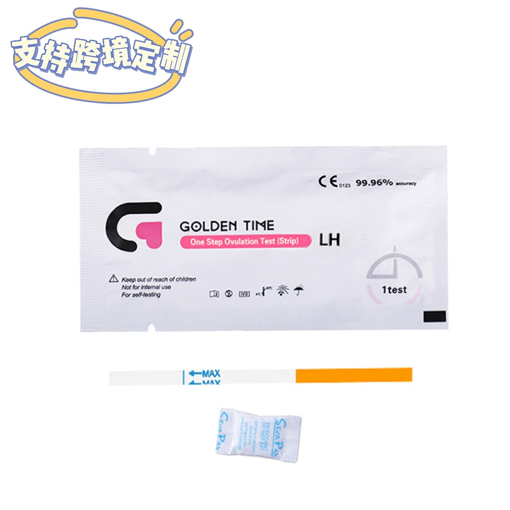 Заводская прямая продажа тест-полосок для определения овуляции (LH) высокой точности «Золотое время», 1 полоска/упаковка