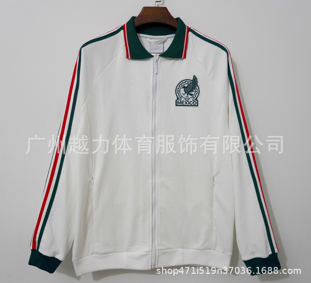 Chaqueta Bordada retro de manga larga y gruesa Manchester United Barcelona Inglaterra Brasil Real Madrid Liverpool image 31
