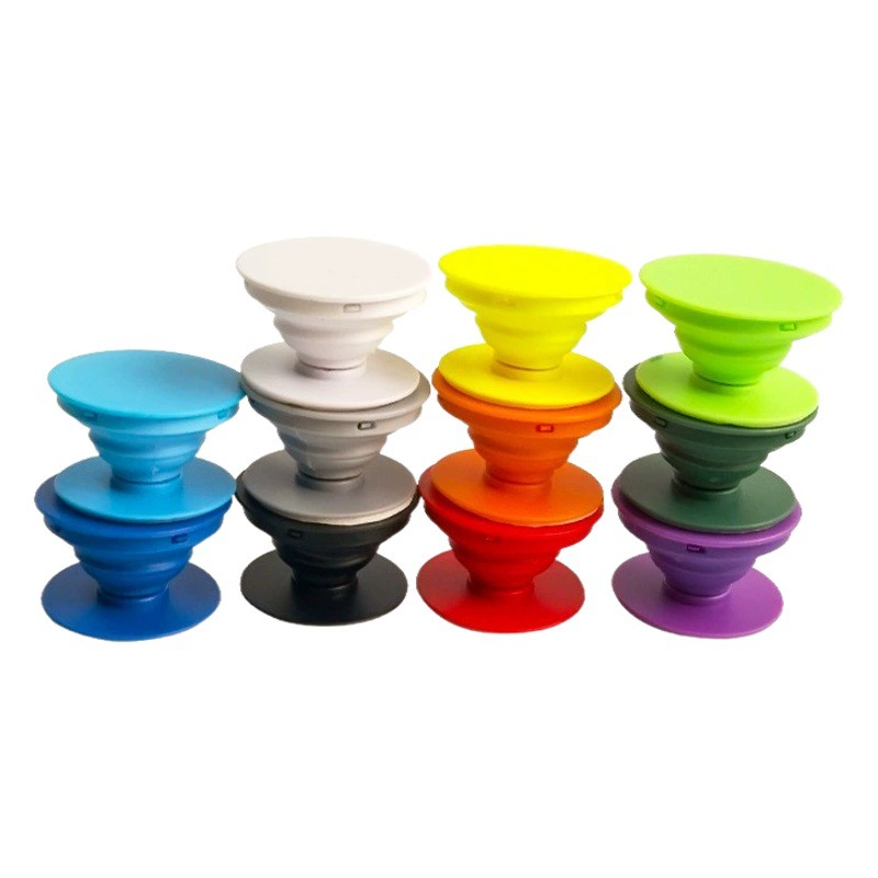 Креативный держатель для подушки безопасности для мобильного телефона, настольный ленивый телескопический окрашенный акриловый клей, держатель для подушки безопасности с печатаемым логотипом